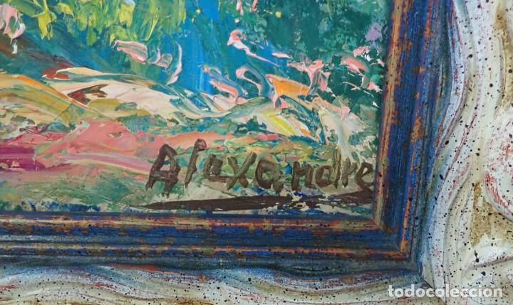 Arte: &Oacute;leo sobre lienzo Alexandre - Foto 4
