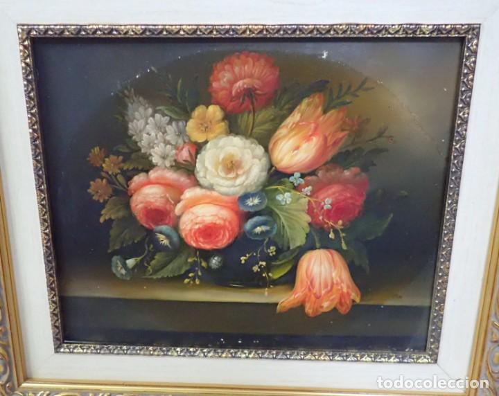 Arte: &Oacute;leo sobre tabla sin firma - Foto 3