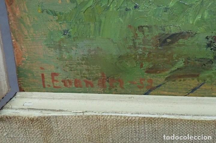 Arte: &Oacute;leo sobre tablex firma a catalogar 170 - Foto 4