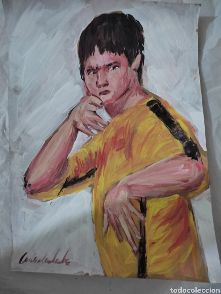 Arte: Bruce Lee (original ) - Foto 1