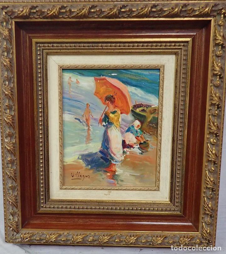 Arte: &Oacute;leo sobre lienzo Villegas - Foto 1
