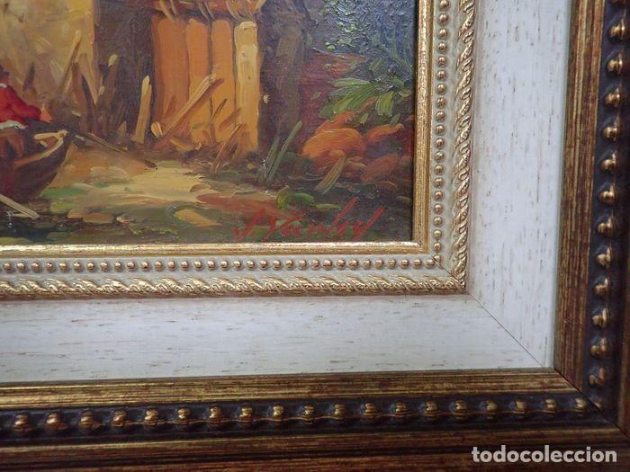 Arte: &Oacute;leo sobre lienzo J.Van .Ley - Foto 4