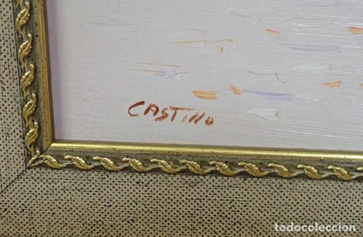 Arte: &Oacute;leo sobre lienzo Castillo - Foto 3