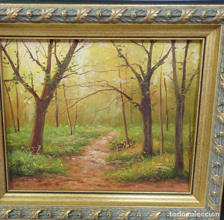 Arte: &Oacute;leo sobre lienzo Trillo - Foto 2