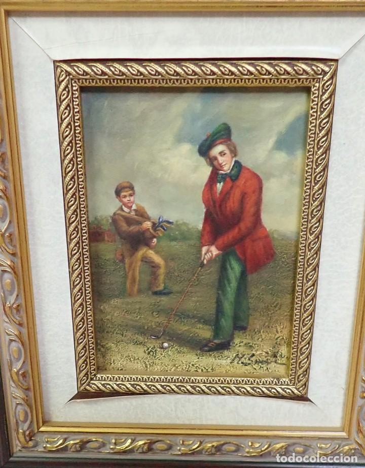 Arte: &Oacute;leo sobre tabla a catalogar 244 - Foto 2
