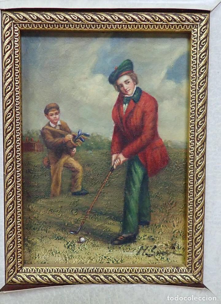 Arte: &Oacute;leo sobre tabla a catalogar 244 - Foto 4