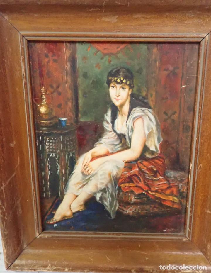 Arte: &Oacute;leo sobre tabla a catalogar 248 - Foto 2