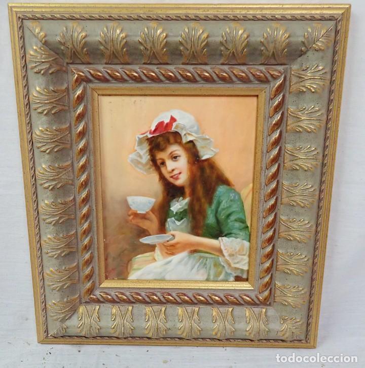 Arte: &Oacute;leo sobre tabla a catalogar 250 - Foto 1
