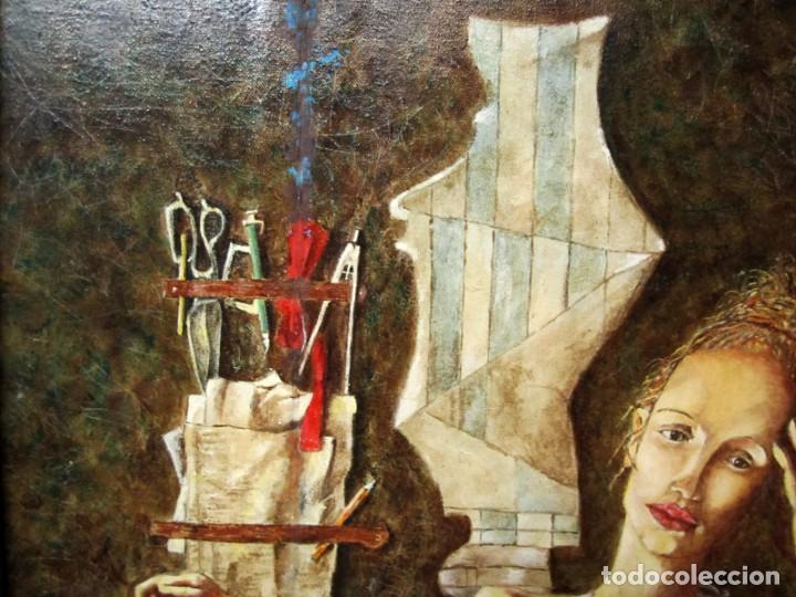 Arte: Cuadro La So&ntilde;adora, firmado - Foto 5