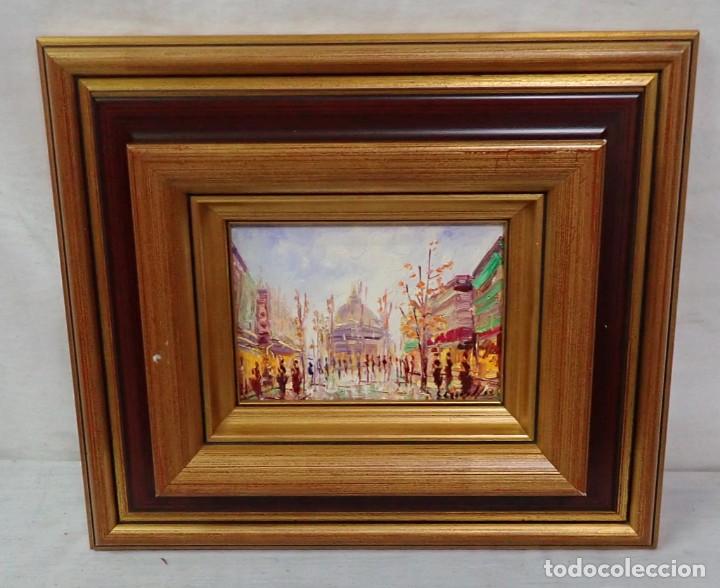 Arte: oleo sobre tabla firma seguelles - Foto 1
