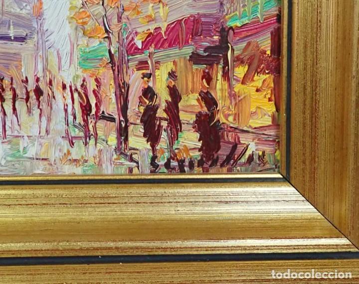 Arte: oleo sobre tabla firma seguelles - Foto 3
