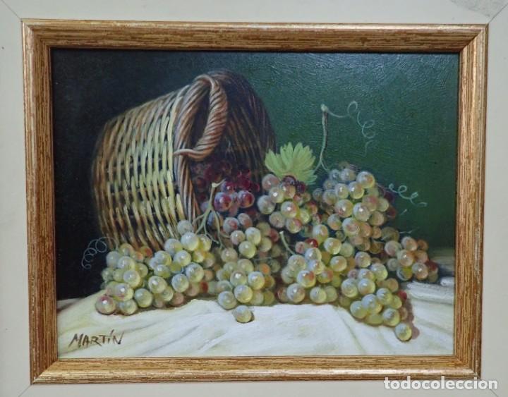 Arte: sandonis martin.bodegon oleo sobre tablex - Foto 3
