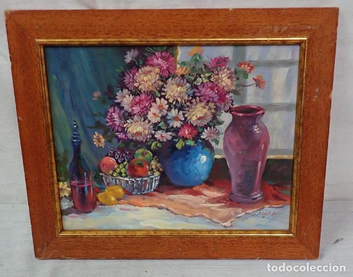 Arte: oleo sobre tabla firma desconocida - Foto 1