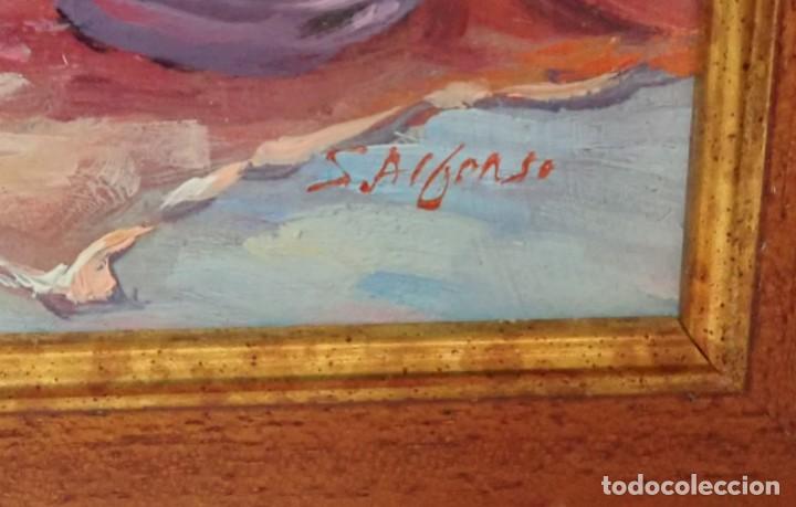 Arte: oleo sobre tabla firma desconocida - Foto 2