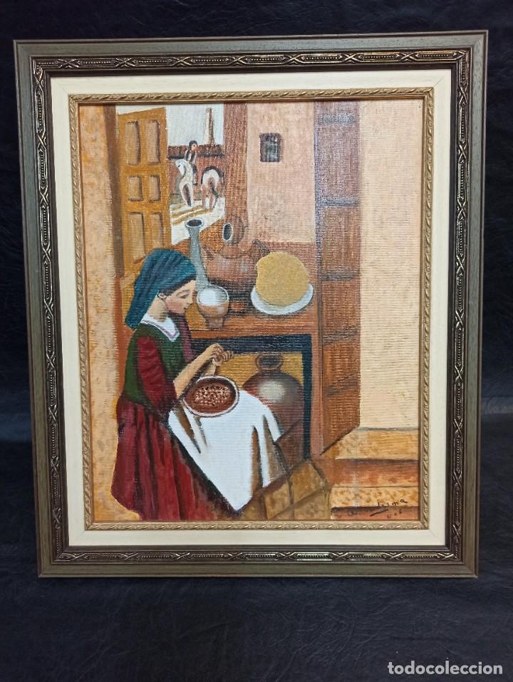 Arte: Mujer campesina. A. Ledesma. V3 - Foto 1