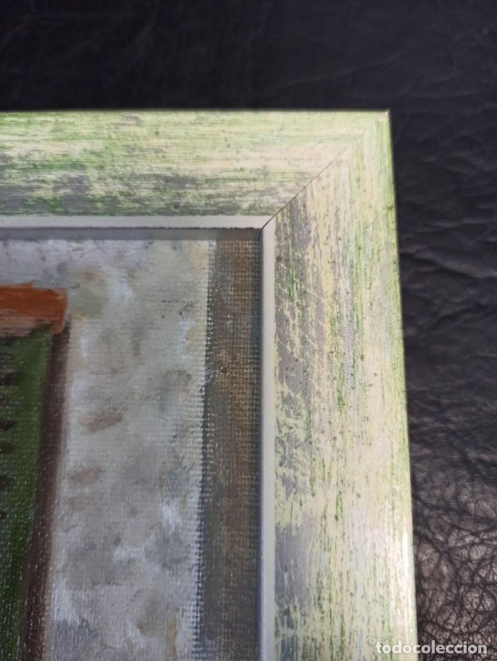Arte: Ventana con gato. A. Ledesma. AR - Foto 4