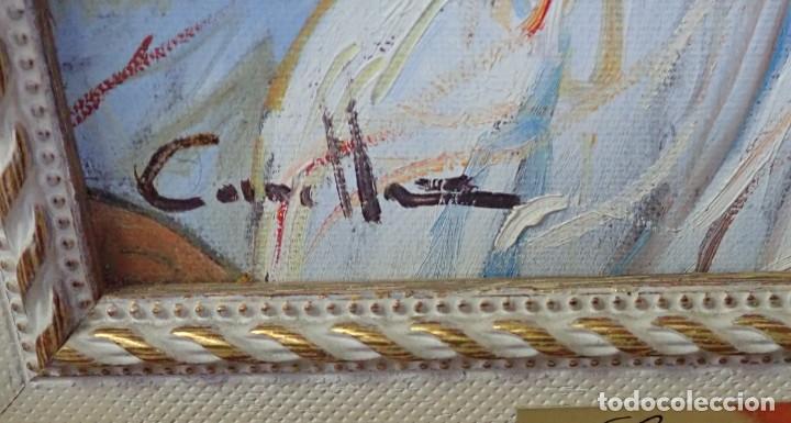 Arte: oleo sobre lienzo firmado cornell&aacute; - Foto 3