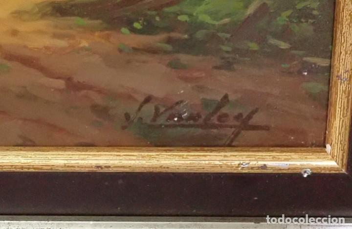 Arte: &Oacute;leo sobre lienzo J.Van .Ley - Foto 3