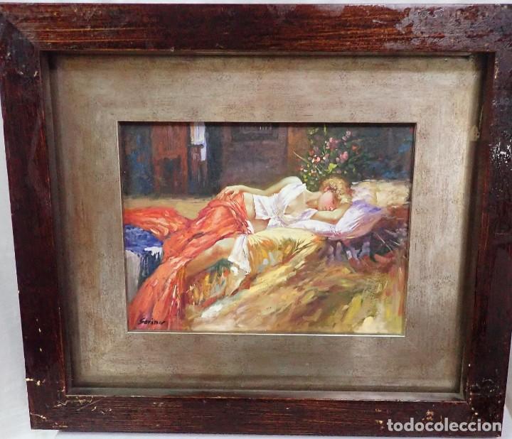 Arte: &Oacute;leo sobre tabla sarina - Foto 1
