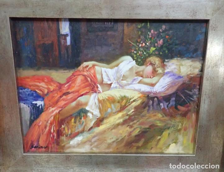 Arte: &Oacute;leo sobre tabla sarina - Foto 2