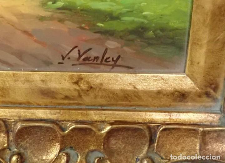 Arte: &Oacute;leo sobre lienzo J.Van .Ley - Foto 3