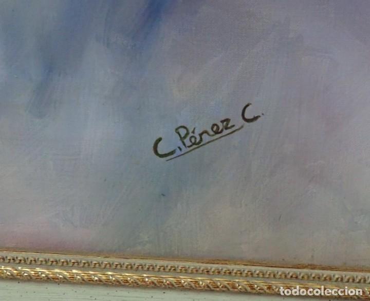 Arte: &Oacute;leo sobre lienzo C.Perez - Foto 3
