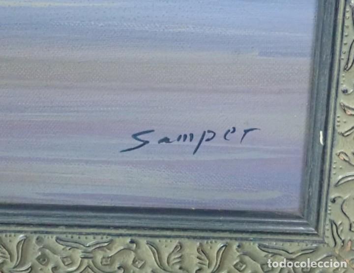 Arte: oleo sobre lienzo firmado samper - Foto 3