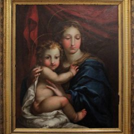 Vicente López Portaña (1772-1850) Virgen con el niño Jesús. O/L