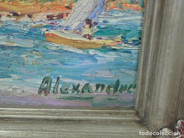 Arte: &Oacute;leo sobre tabla Alexandre - Foto 3