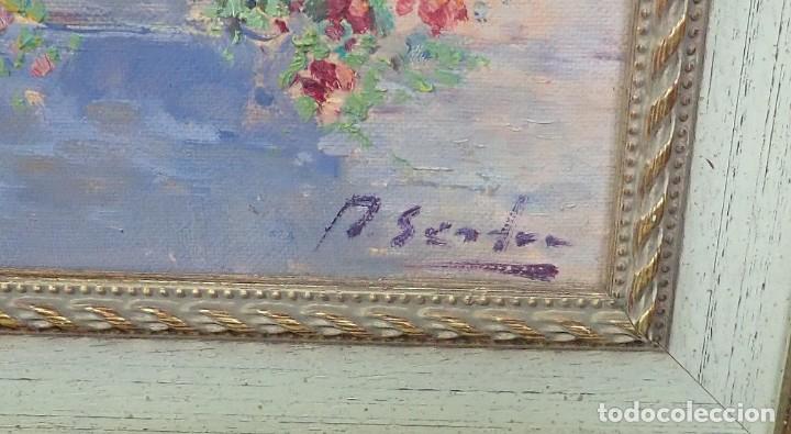 Arte: &Oacute;leo sobre tabla firma a catalogar - Foto 3