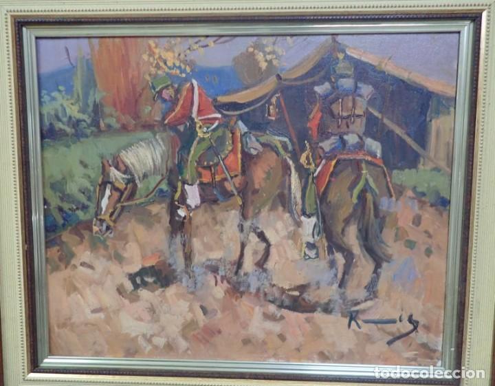 Arte: &Oacute;leo sobre lienzo Reig - Foto 2