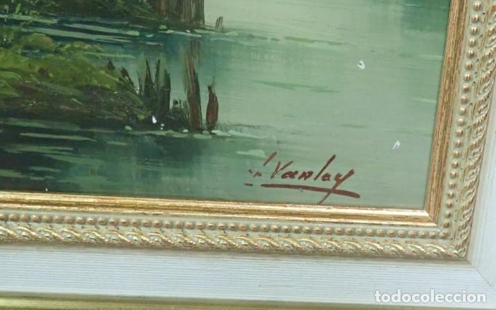 Arte: &Oacute;leo sobre lienzo J.Van .Ley - Foto 3