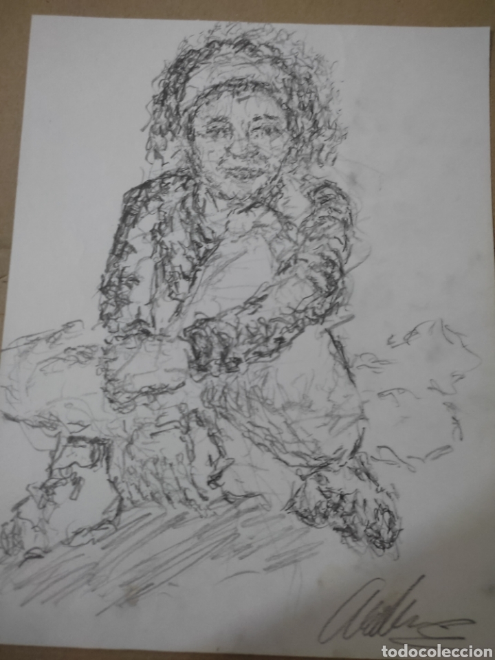 Kunst: Chica hippie (original)