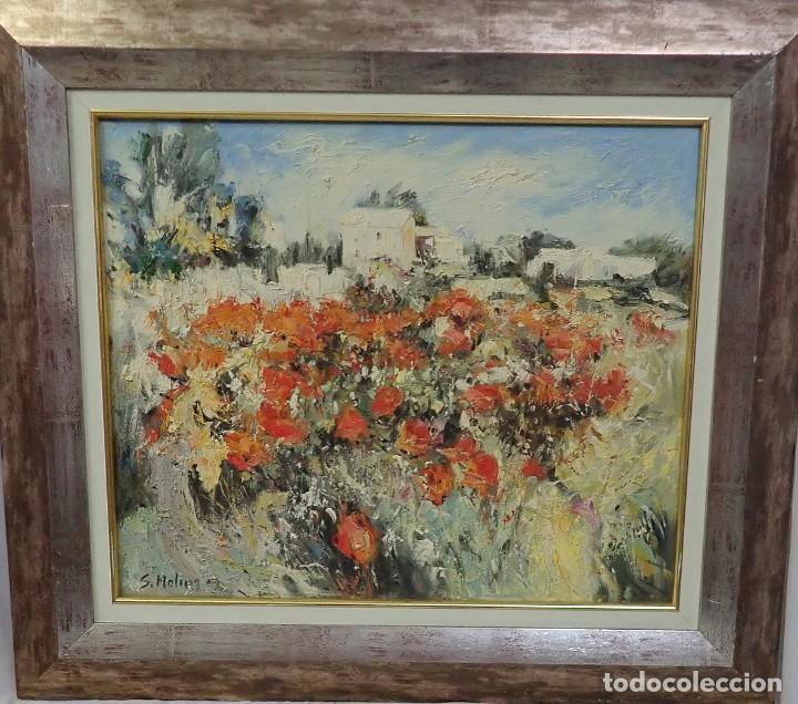 Arte: &Oacute;leo sobre lienzo s.molina - Foto 1