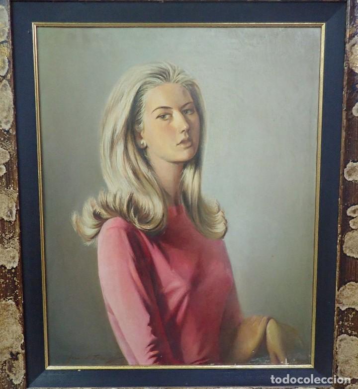 Arte: &Oacute;leo sobre lienzo Jes&uacute;s de Teresa - Foto 2