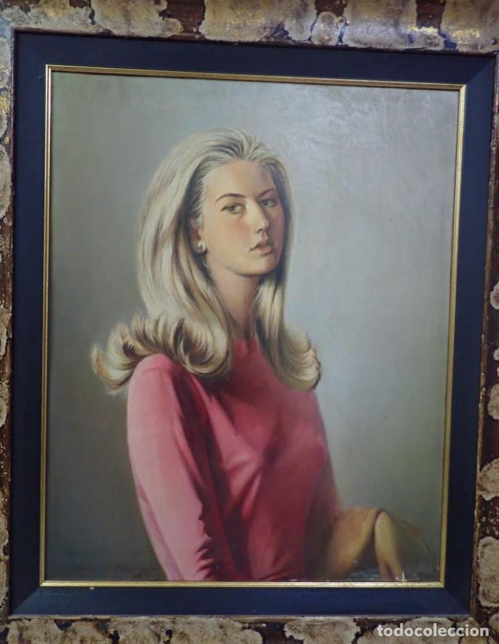 Arte: &Oacute;leo sobre lienzo Jes&uacute;s de Teresa - Foto 3