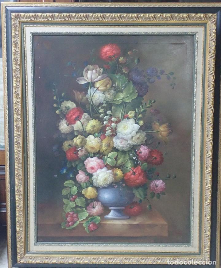 Arte: &Oacute;leo sobre lienzo Frances - Foto 1