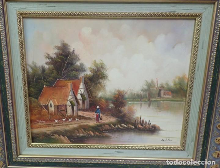 Arte: &Oacute;leo sobre lienzo Castillar - Foto 2