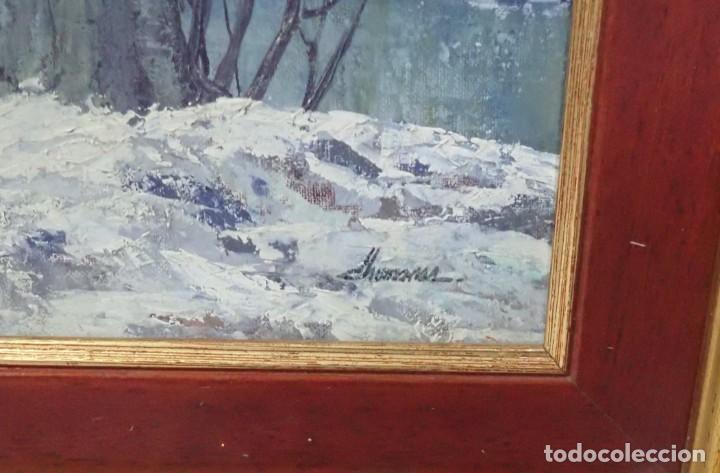 Arte: &Oacute;leo sobre tabla Humanes - Foto 3