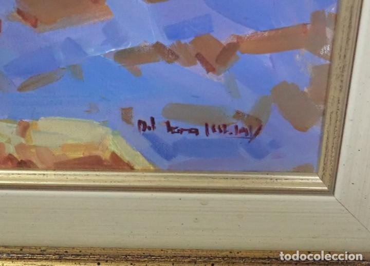 Arte: &Oacute;leo sobre lienzo firma a catalogar - Foto 3