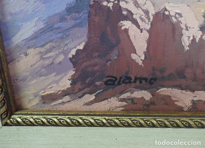 Arte: &Oacute;leo sobre lienzo Alamo - Foto 3