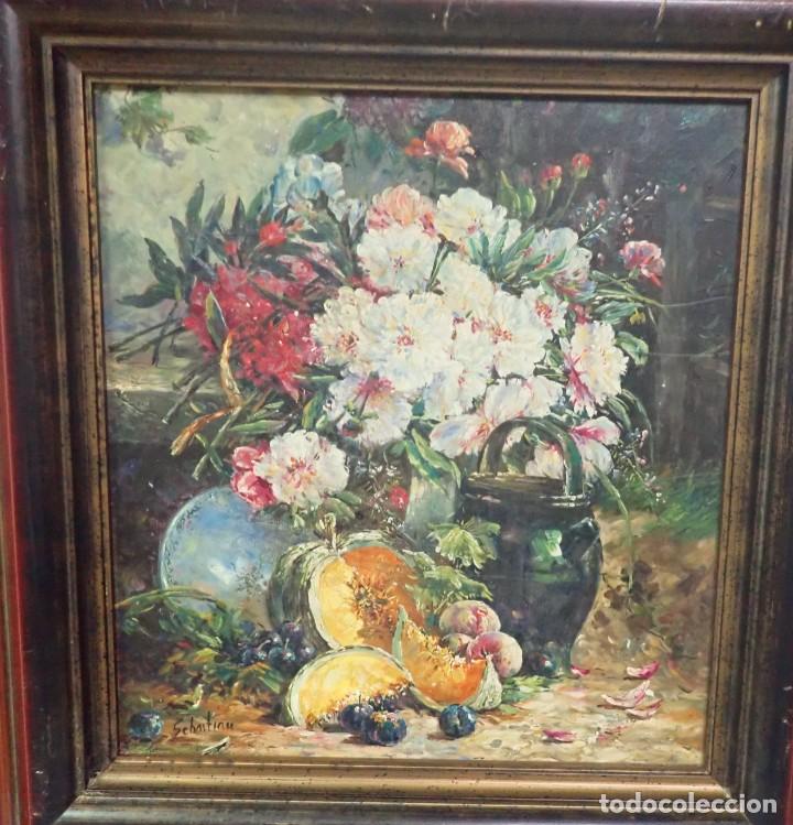 Arte: &Oacute;leo sobre lienzo Sebastian - Foto 2