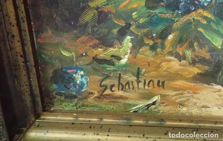 Arte: &Oacute;leo sobre lienzo Sebastian - Foto 3
