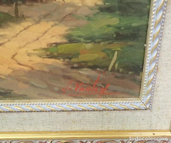 Arte: &Oacute;leo sobre lienzo J.Van .Ley - Foto 3