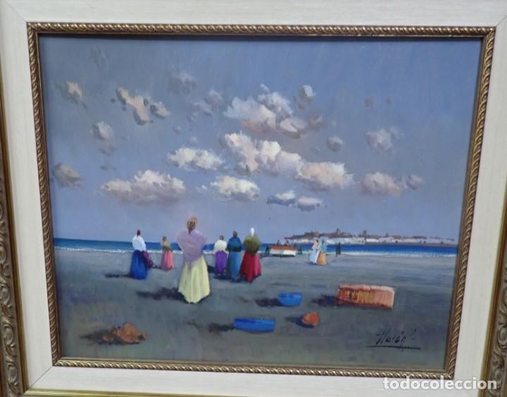 Arte: oleo sobre tabla lloret - Foto 2