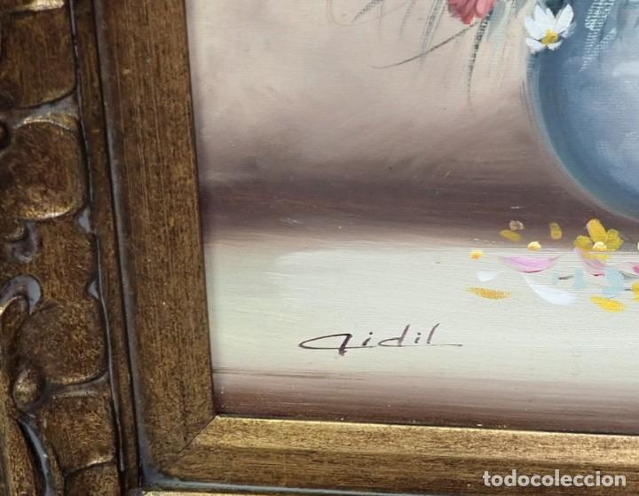 Arte: &Oacute;leo sobre lienzo firma a catalogar - Foto 3