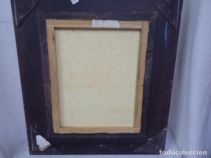 Arte: &Oacute;leo sobre lienzo firma a catalogar - Foto 4
