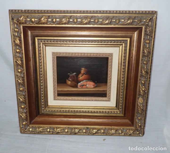 Arte: &Oacute;leo sobre tabla J.Hooter - Foto 1