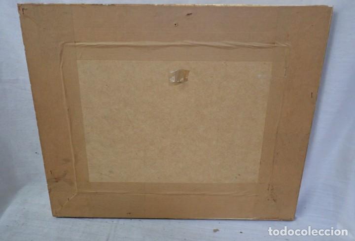 Arte: &Oacute;leo sobre tabla firma a catalogar - Foto 3