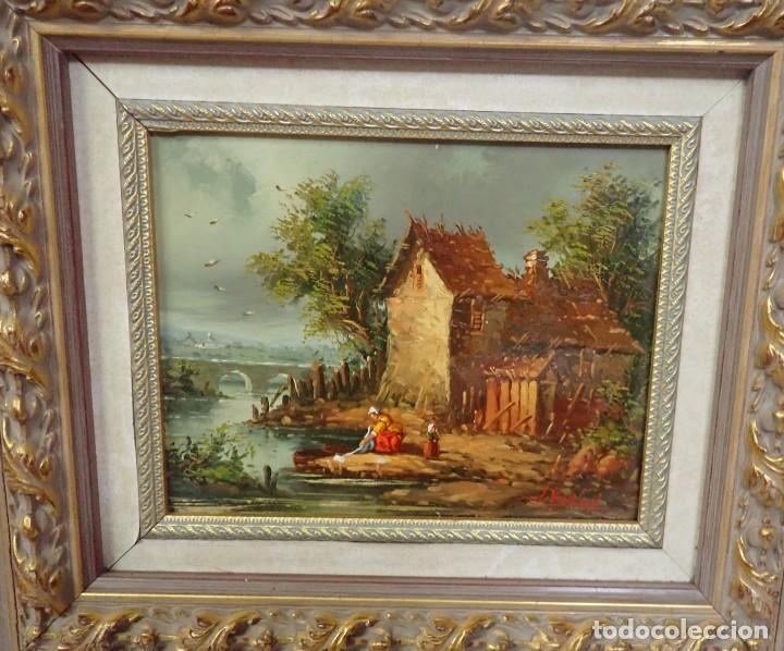 Arte: &Oacute;leo sobre lienzo J.Van .Ley - Foto 2
